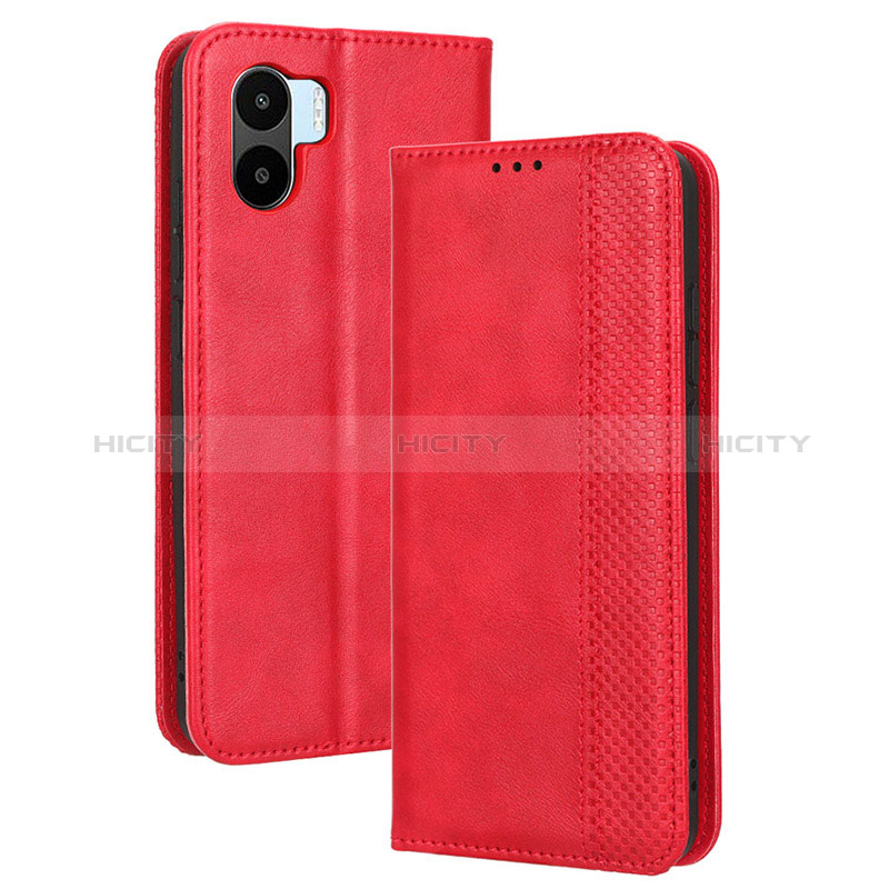 Handytasche Stand Schutzhülle Flip Leder Hülle BY4 für Xiaomi Poco C50 Rot