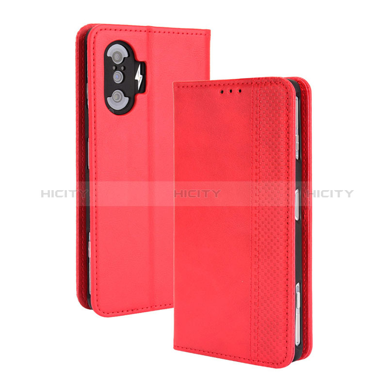 Handytasche Stand Schutzhülle Flip Leder Hülle BY4 für Xiaomi Poco F3 GT 5G Rot