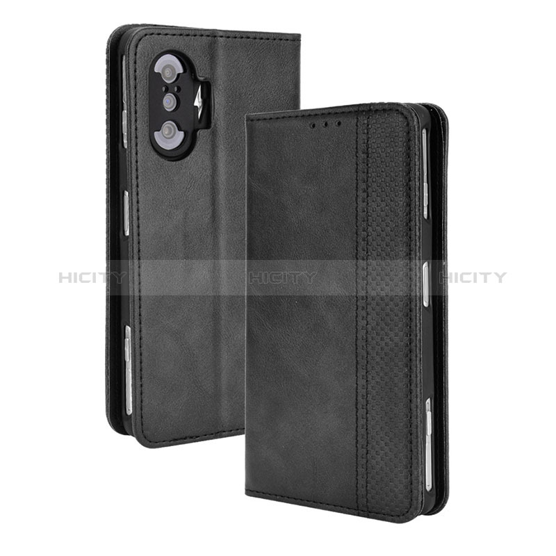 Handytasche Stand Schutzhülle Flip Leder Hülle BY4 für Xiaomi Poco F3 GT 5G Schwarz Plus