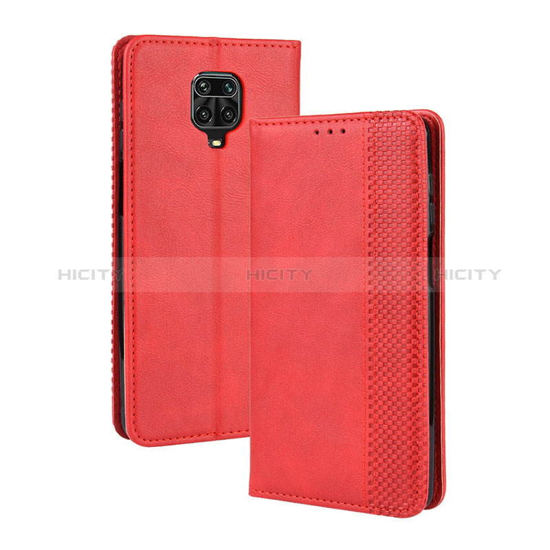 Handytasche Stand Schutzhülle Flip Leder Hülle BY4 für Xiaomi Poco M2 Pro Rot