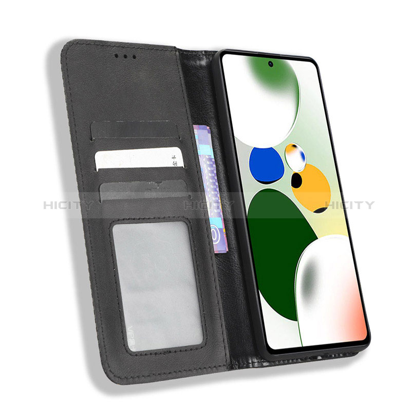 Handytasche Stand Schutzhülle Flip Leder Hülle BY4 für Xiaomi Poco X5 Pro 5G groß