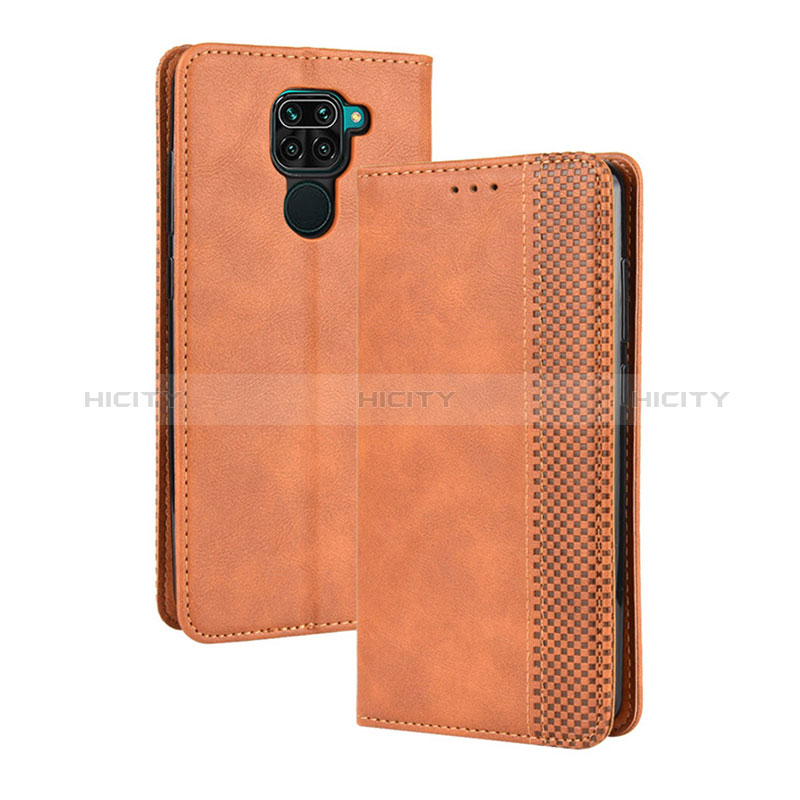 Handytasche Stand Schutzhülle Flip Leder Hülle BY4 für Xiaomi Redmi 10X 4G Braun Plus