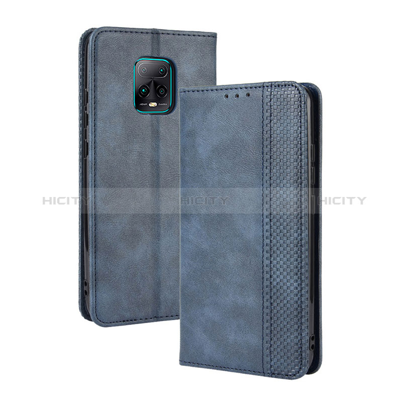 Handytasche Stand Schutzhülle Flip Leder Hülle BY4 für Xiaomi Redmi 10X 5G Blau