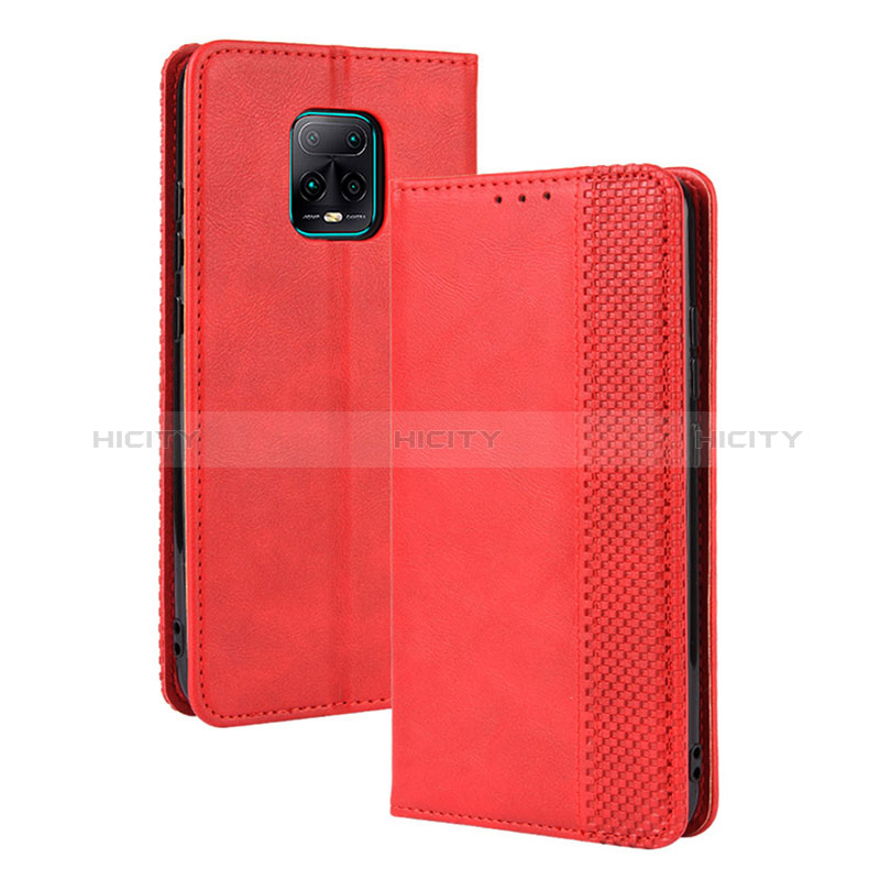 Handytasche Stand Schutzhülle Flip Leder Hülle BY4 für Xiaomi Redmi 10X Pro 5G Rot