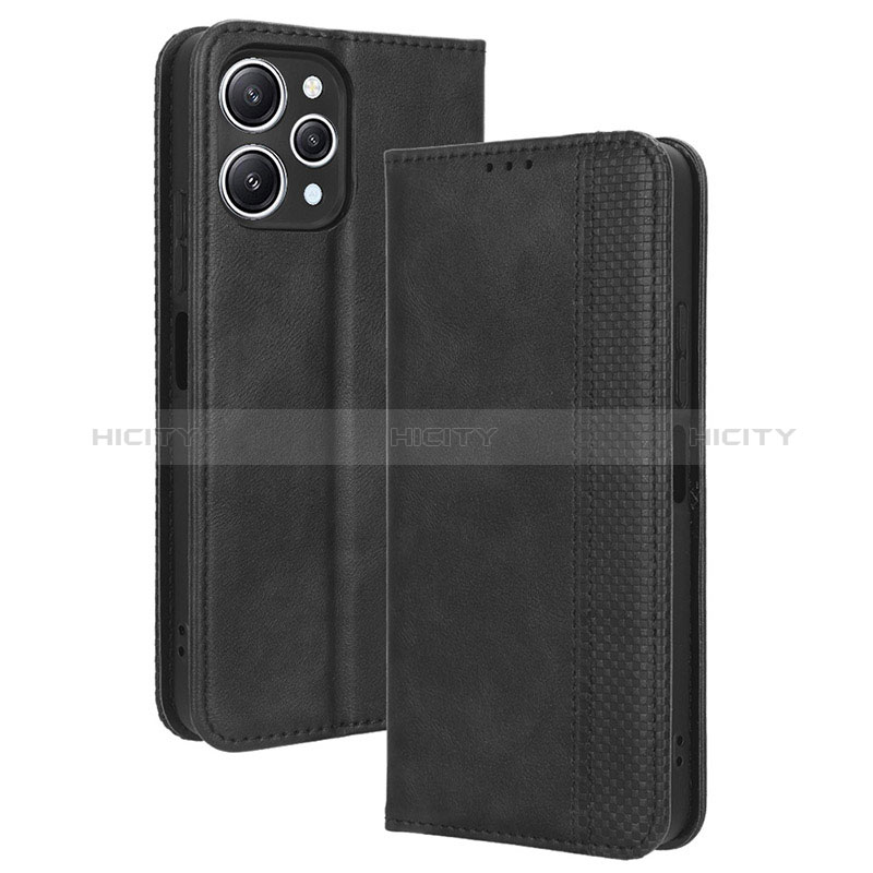 Handytasche Stand Schutzhülle Flip Leder Hülle BY4 für Xiaomi Redmi 12 4G groß