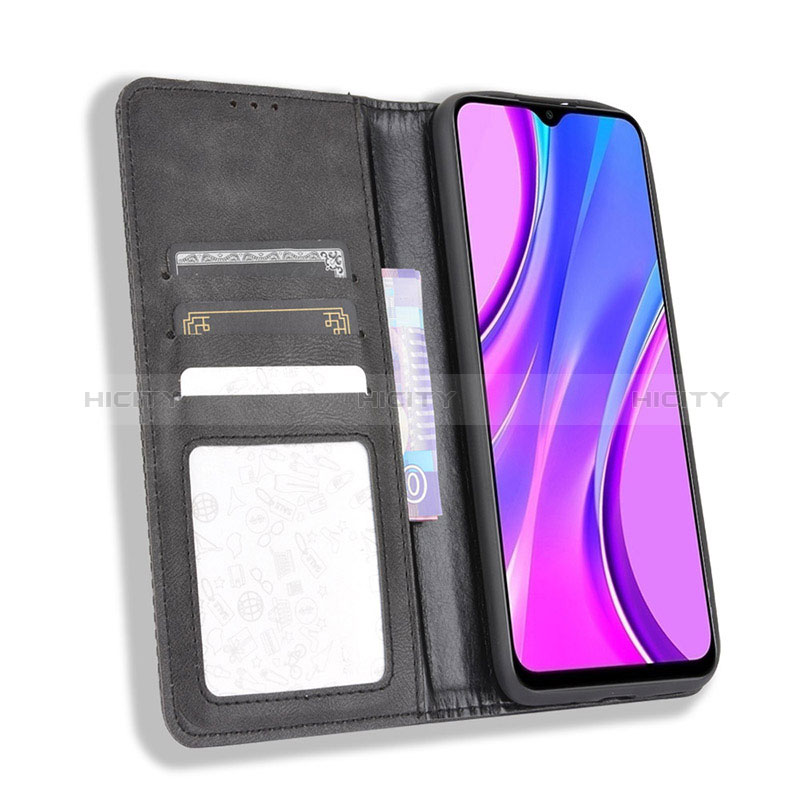 Handytasche Stand Schutzhülle Flip Leder Hülle BY4 für Xiaomi Redmi 9 Activ