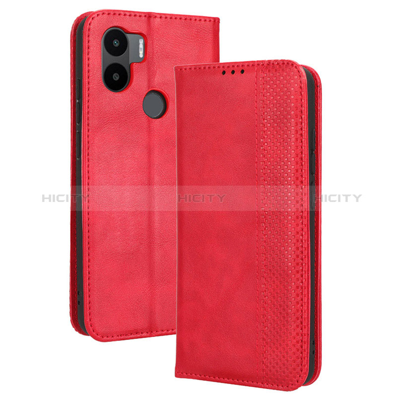 Handytasche Stand Schutzhülle Flip Leder Hülle BY4 für Xiaomi Redmi A1 Plus Rot