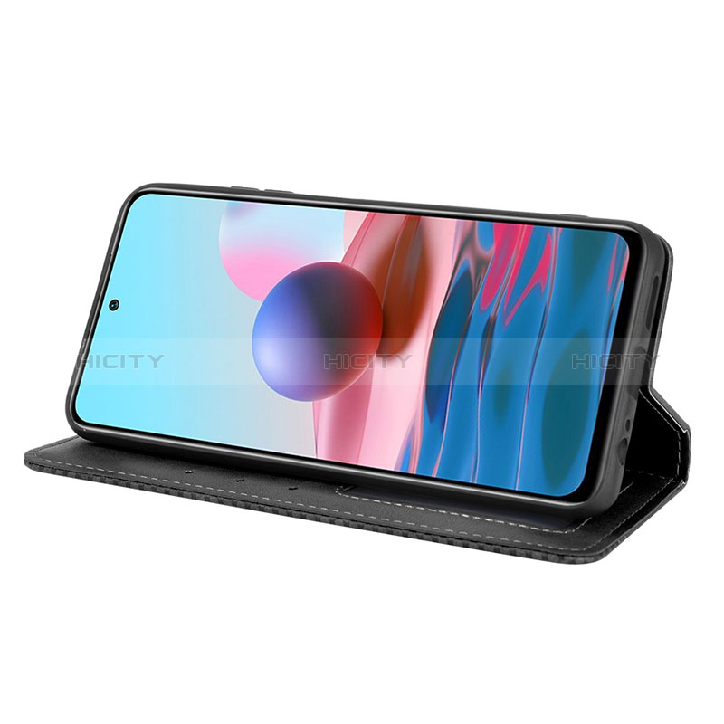 Handytasche Stand Schutzhülle Flip Leder Hülle BY4 für Xiaomi Redmi Note 10 4G groß