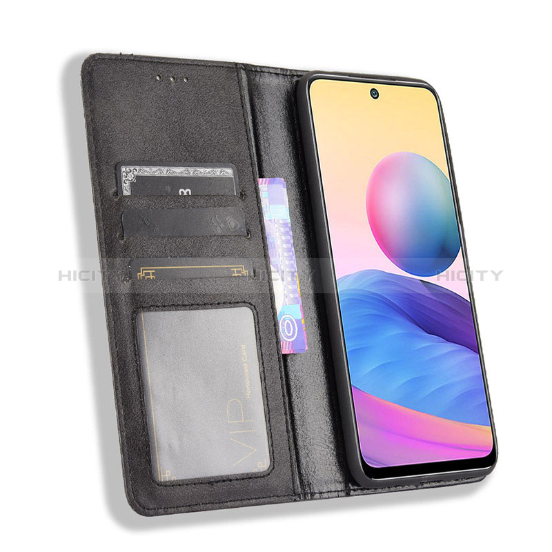 Handytasche Stand Schutzhülle Flip Leder Hülle BY4 für Xiaomi Redmi Note 10 5G groß