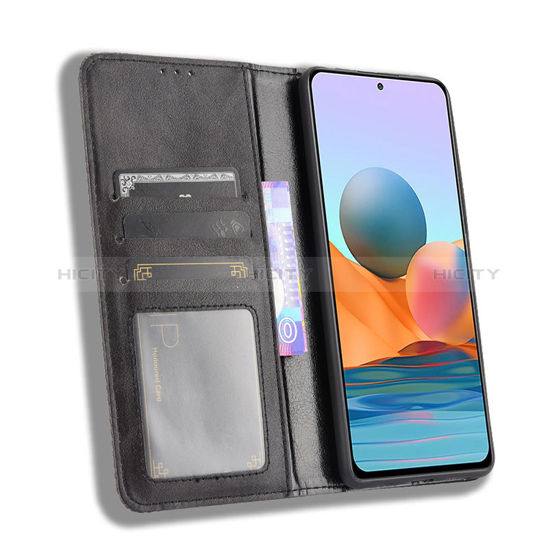 Handytasche Stand Schutzhülle Flip Leder Hülle BY4 für Xiaomi Redmi Note 10 Pro 4G groß