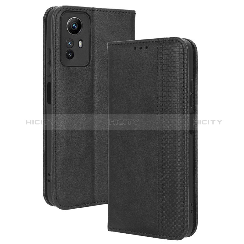 Handytasche Stand Schutzhülle Flip Leder Hülle BY4 für Xiaomi Redmi Note 12S Schwarz