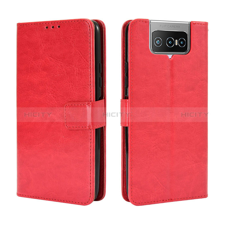 Handytasche Stand Schutzhülle Flip Leder Hülle BY5 für Asus Zenfone 7 Pro ZS671KS Rot