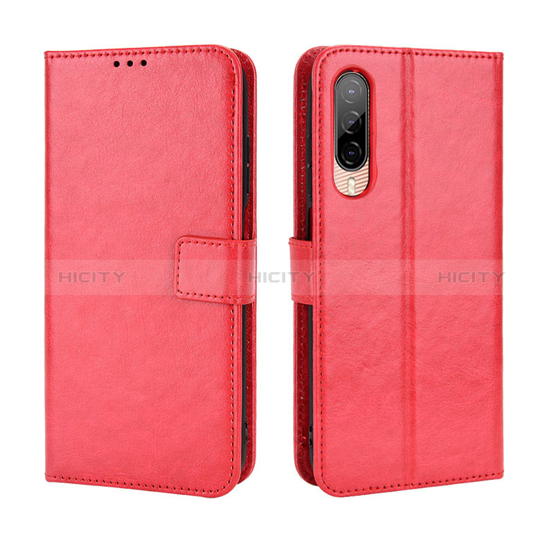 Handytasche Stand Schutzhülle Flip Leder Hülle BY5 für HTC Desire 22 Pro 5G Rot