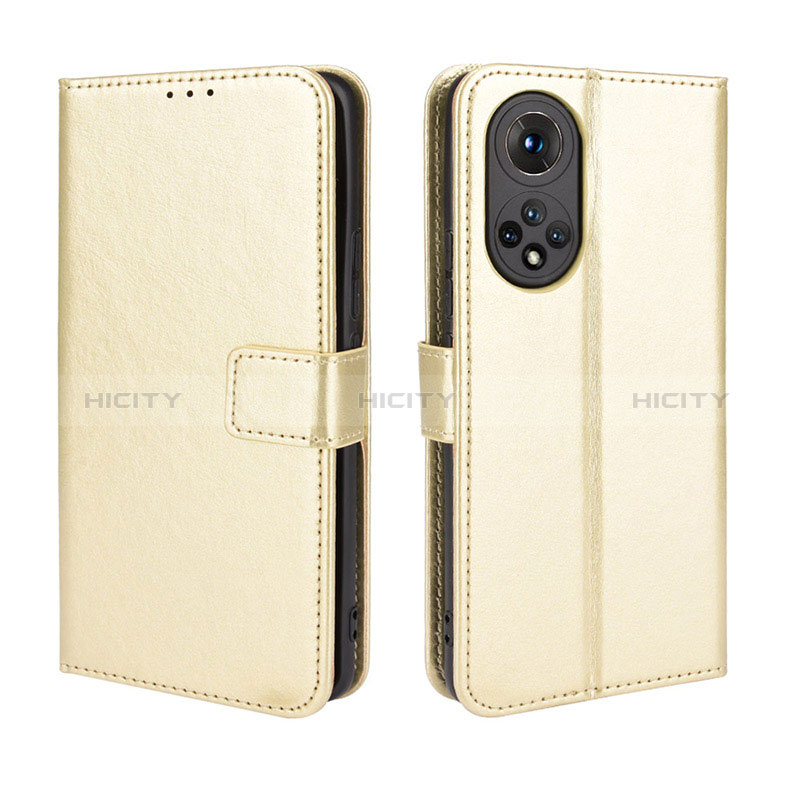 Handytasche Stand Schutzhülle Flip Leder Hülle BY5 für Huawei Honor 50 5G Gold