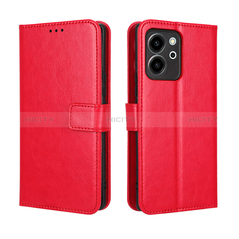 Handytasche Stand Schutzhülle Flip Leder Hülle BY5 für Huawei Honor 80 SE 5G Rot