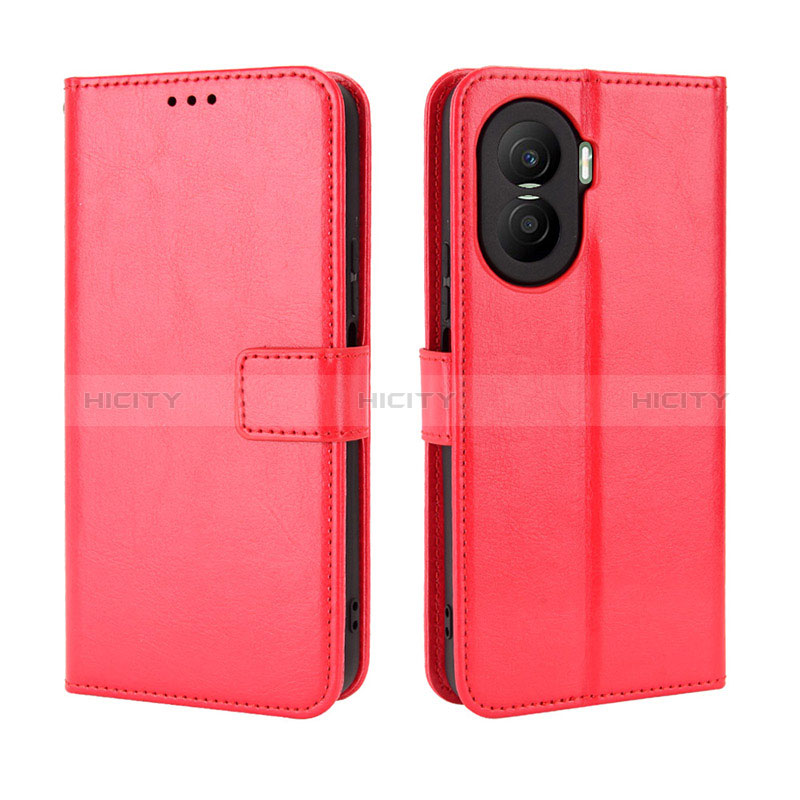 Handytasche Stand Schutzhülle Flip Leder Hülle BY5 für Huawei Honor X40i 5G Rot