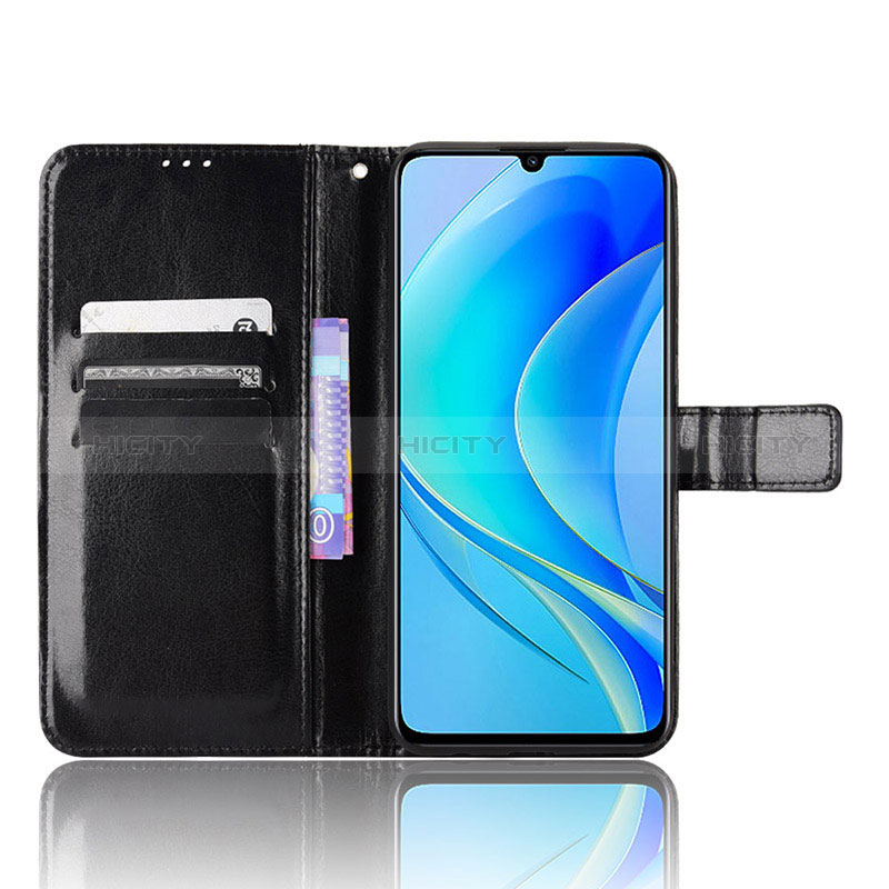 Handytasche Stand Schutzhülle Flip Leder Hülle BY5 für Huawei Nova Y70 groß