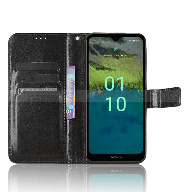 Handytasche Stand Schutzhülle Flip Leder Hülle BY5 für Nokia C110 groß