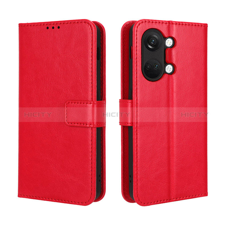 Handytasche Stand Schutzhülle Flip Leder Hülle BY5 für OnePlus Ace 2V 5G Rot