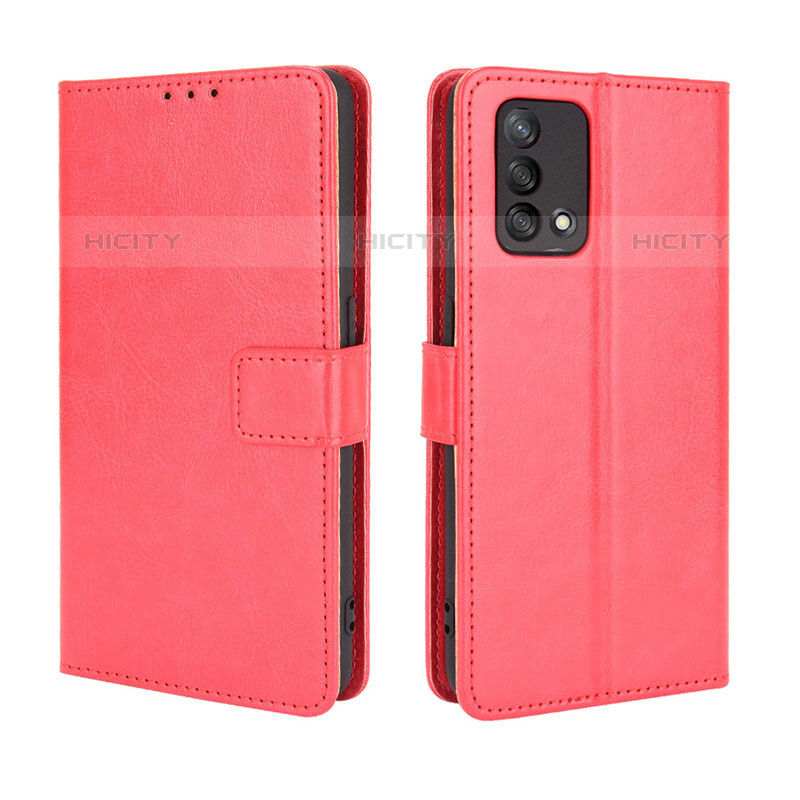 Handytasche Stand Schutzhülle Flip Leder Hülle BY5 für Oppo A74 4G Rot