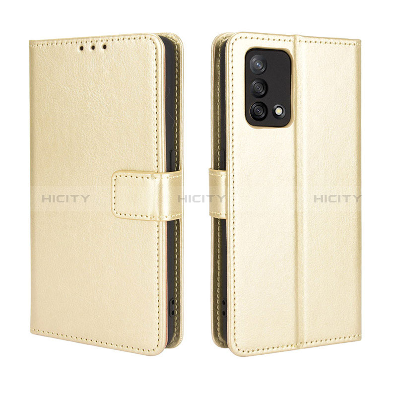 Handytasche Stand Schutzhülle Flip Leder Hülle BY5 für Oppo A95 4G Gold Plus