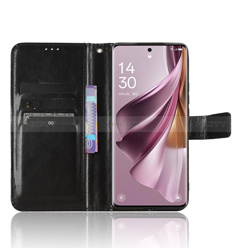 Handytasche Stand Schutzhülle Flip Leder Hülle BY5 für Oppo Reno10 5G groß