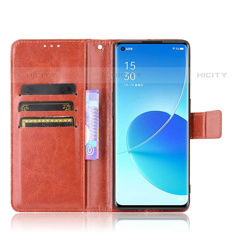 Handytasche Stand Schutzhülle Flip Leder Hülle BY5 für Oppo Reno6 Pro+ Plus 5G