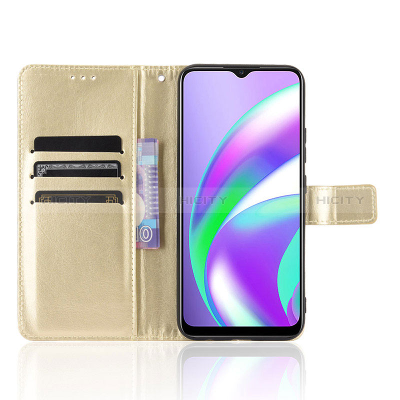 Handytasche Stand Schutzhülle Flip Leder Hülle BY5 für Realme 7i RMX2193 groß