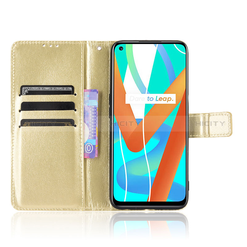 Handytasche Stand Schutzhülle Flip Leder Hülle BY5 für Realme 8s 5G groß