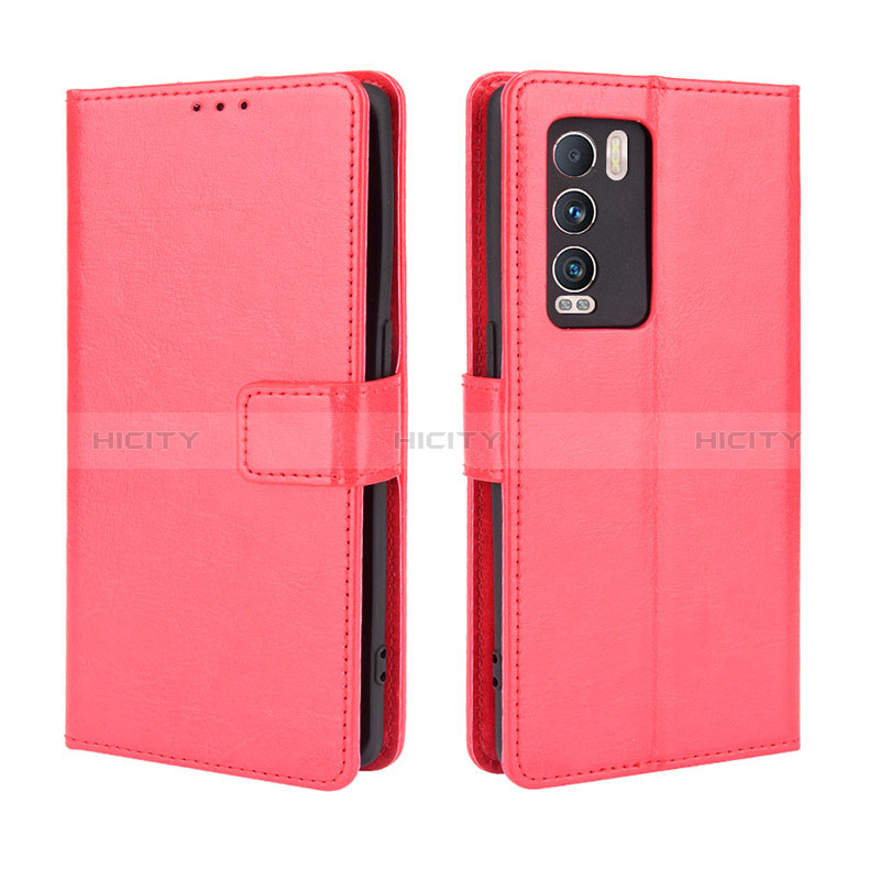 Handytasche Stand Schutzhülle Flip Leder Hülle BY5 für Realme GT Master Explorer 5G Rot