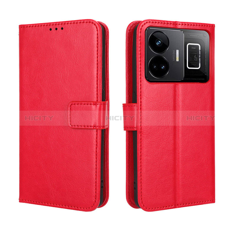 Handytasche Stand Schutzhülle Flip Leder Hülle BY5 für Realme GT Neo6 5G Rot Plus