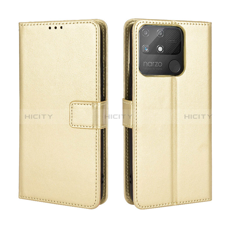 Handytasche Stand Schutzhülle Flip Leder Hülle BY5 für Realme Narzo 50A Gold Plus