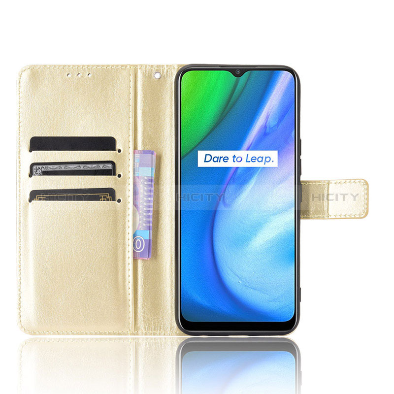 Handytasche Stand Schutzhülle Flip Leder Hülle BY5 für Realme Q2i 5G