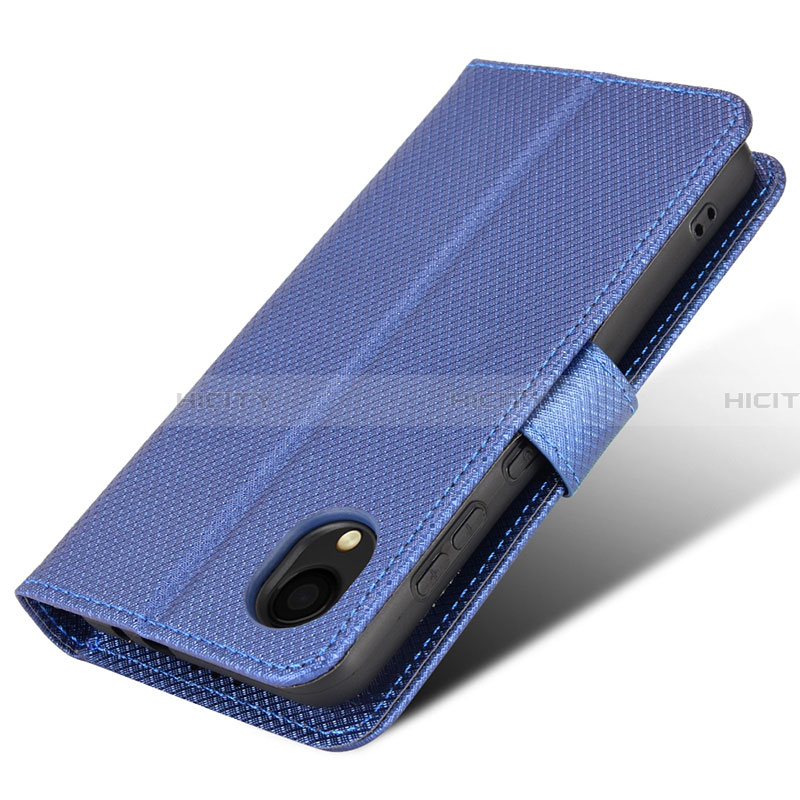 Handytasche Stand Schutzhülle Flip Leder Hülle BY5 für Samsung Galaxy A22 5G SC-56B groß