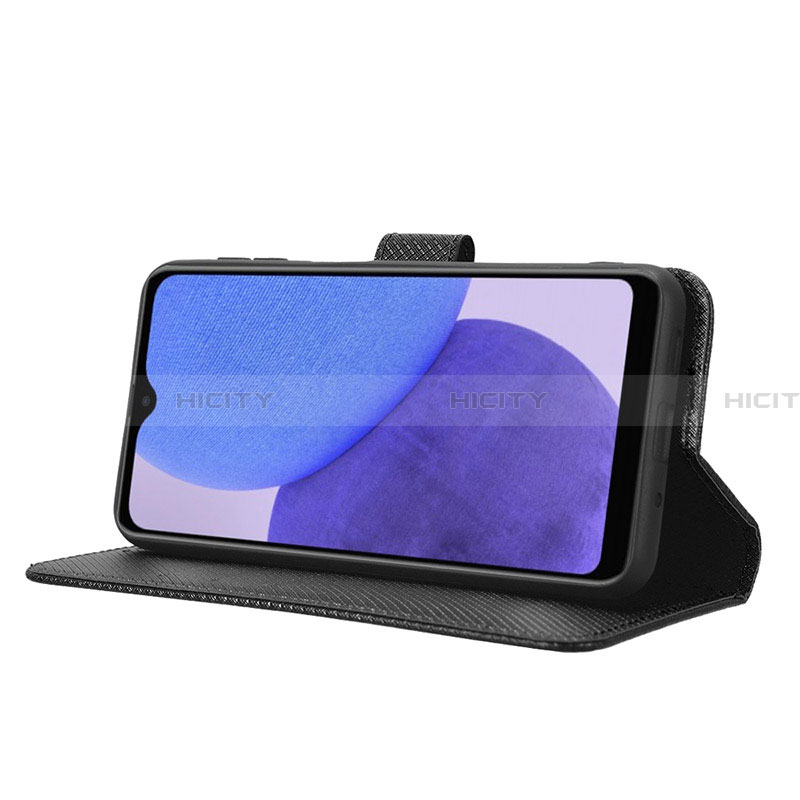 Handytasche Stand Schutzhülle Flip Leder Hülle BY5 für Samsung Galaxy A23 5G SC-56C groß