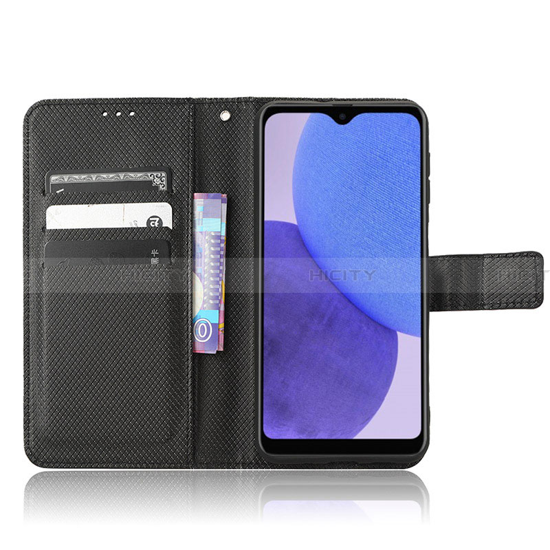 Handytasche Stand Schutzhülle Flip Leder Hülle BY5 für Samsung Galaxy A23s groß