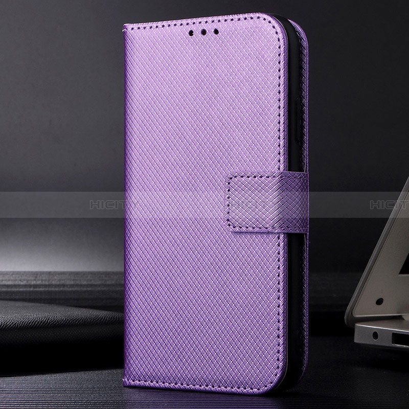 Handytasche Stand Schutzhülle Flip Leder Hülle BY5 für Samsung Galaxy A23s Violett Plus