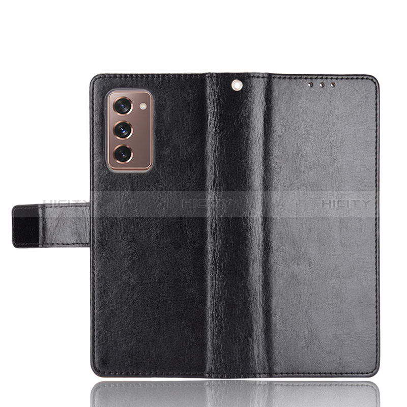 Handytasche Stand Schutzhülle Flip Leder Hülle BY5 für Samsung Galaxy Z Fold2 5G groß