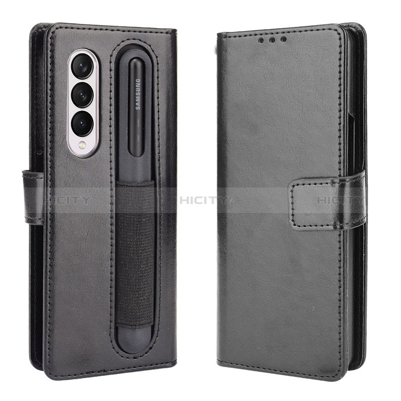 Handytasche Stand Schutzhülle Flip Leder Hülle BY5 für Samsung Galaxy Z Fold3 5G groß