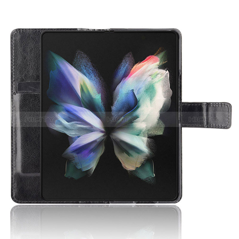 Handytasche Stand Schutzhülle Flip Leder Hülle BY5 für Samsung Galaxy Z Fold3 5G groß