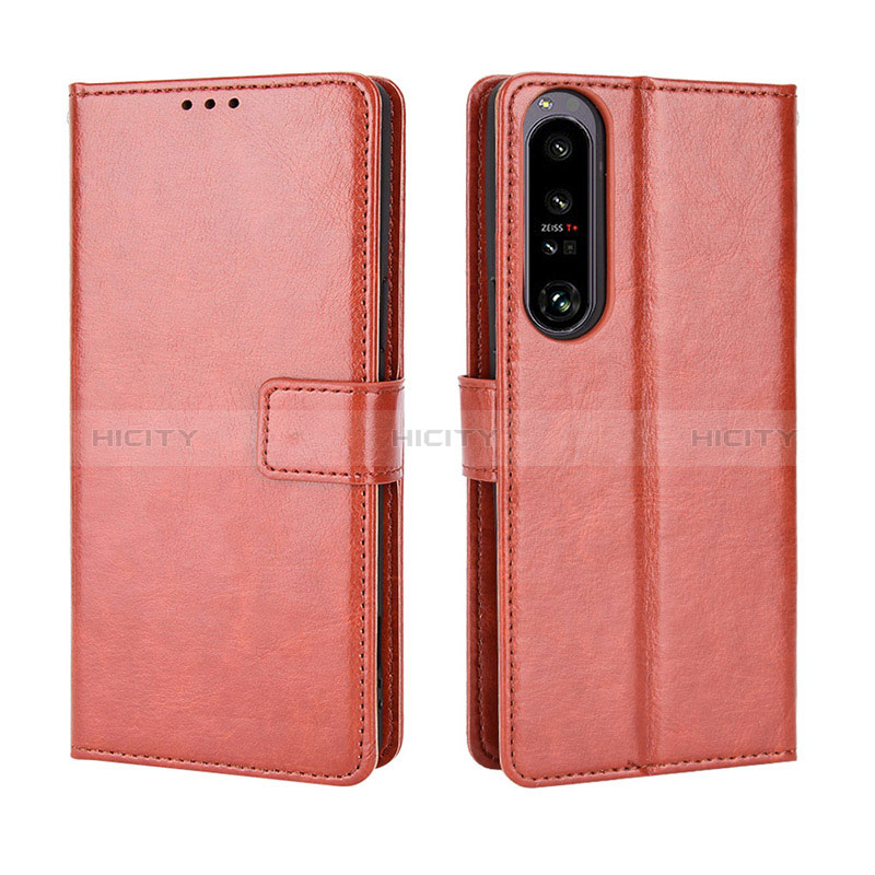 Handytasche Stand Schutzhülle Flip Leder Hülle BY5 für Sony Xperia 1 IV SO-51C groß