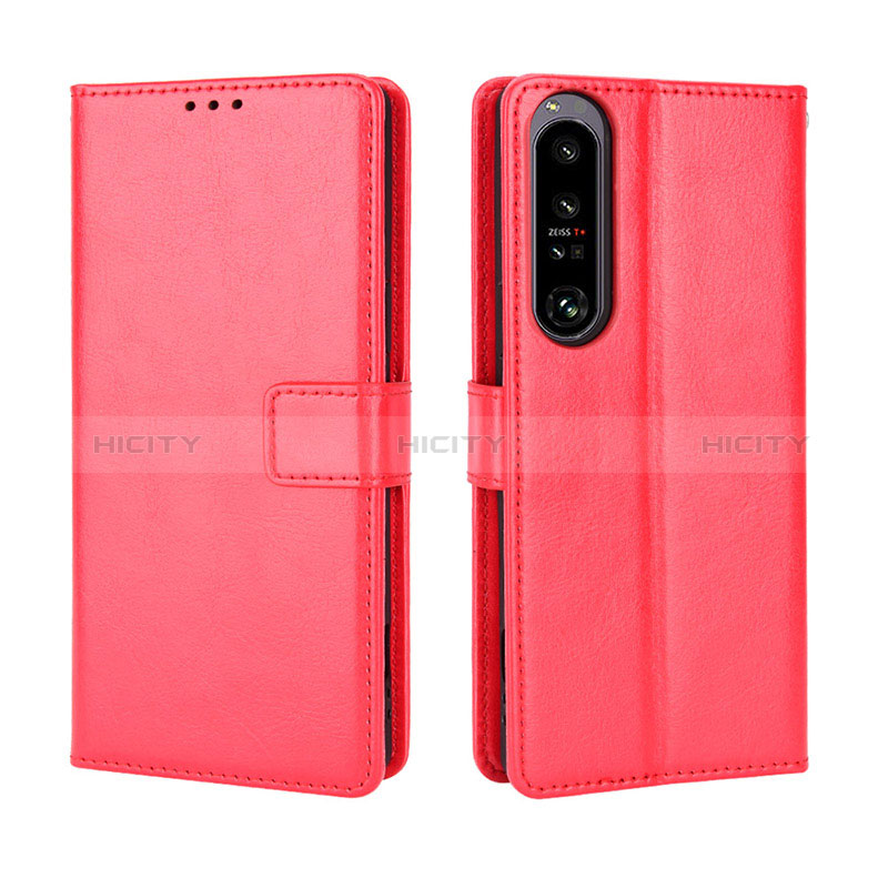 Handytasche Stand Schutzhülle Flip Leder Hülle BY5 für Sony Xperia 1 IV SO-51C Rot Plus