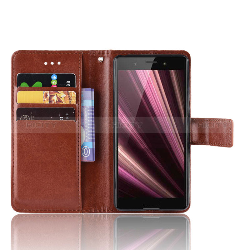 Handytasche Stand Schutzhülle Flip Leder Hülle BY5 für Sony Xperia Ace