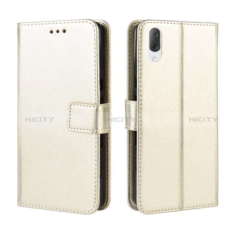 Handytasche Stand Schutzhülle Flip Leder Hülle BY5 für Sony Xperia L3 Gold