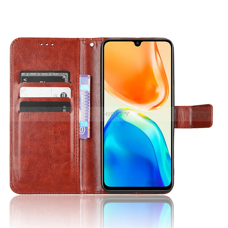 Handytasche Stand Schutzhülle Flip Leder Hülle BY5 für Vivo X80 Lite 5G groß