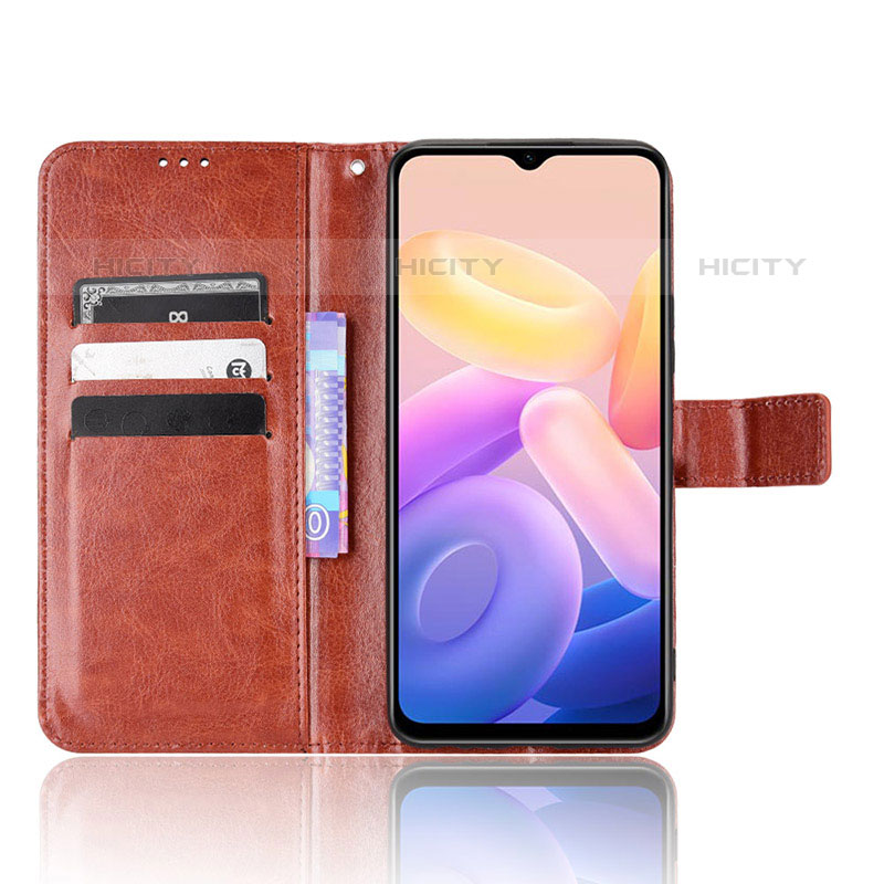 Handytasche Stand Schutzhülle Flip Leder Hülle BY5 für Vivo Y55s (2021) groß