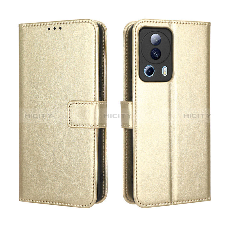 Handytasche Stand Schutzhülle Flip Leder Hülle BY5 für Xiaomi Mi 13 Lite 5G Gold