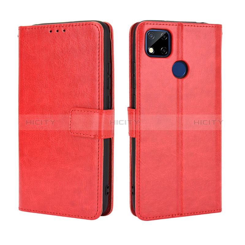 Handytasche Stand Schutzhülle Flip Leder Hülle BY5 für Xiaomi POCO C31 Rot Plus