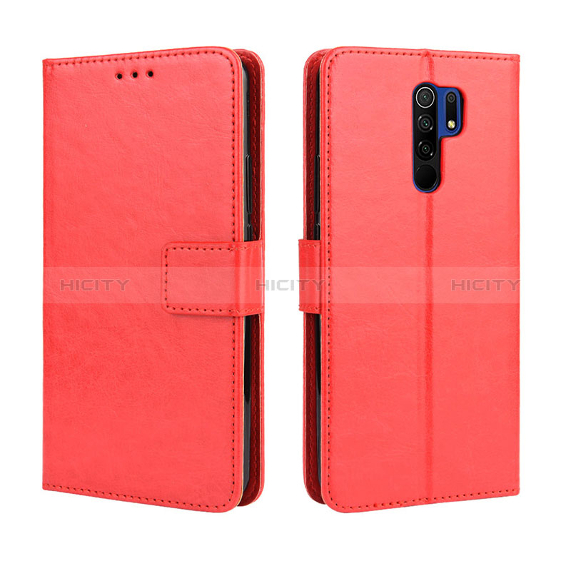 Handytasche Stand Schutzhülle Flip Leder Hülle BY5 für Xiaomi Poco M2 Rot