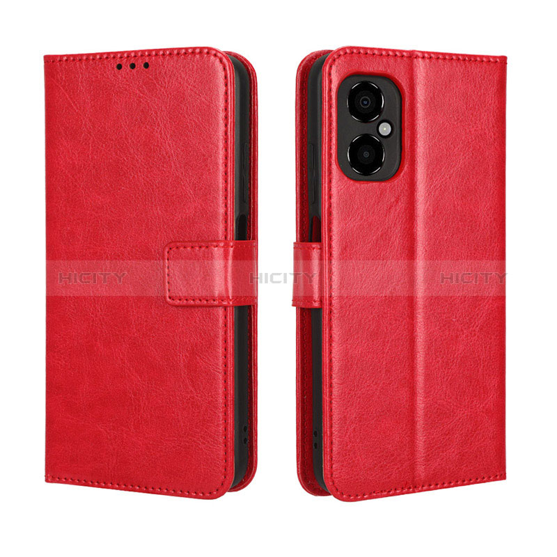 Handytasche Stand Schutzhülle Flip Leder Hülle BY5 für Xiaomi Poco M4 5G Rot